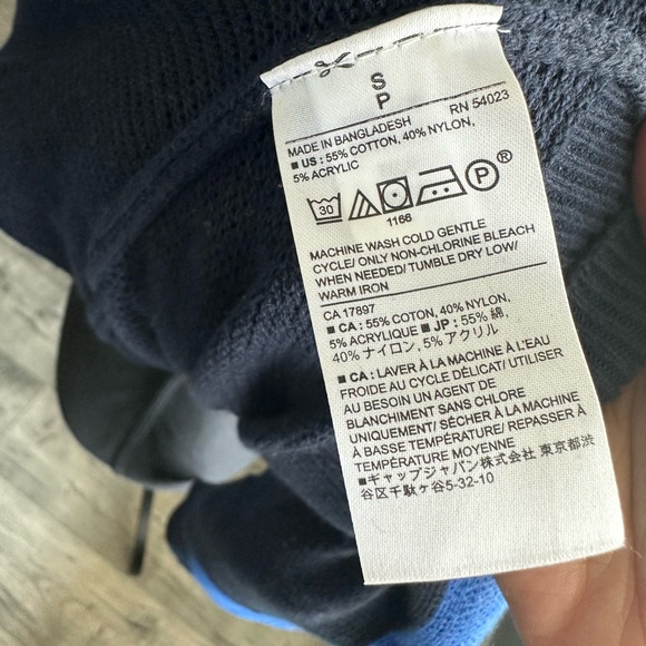 EUC Banana Republic V-Neck Sweater - Blue - Picture 8 of 8